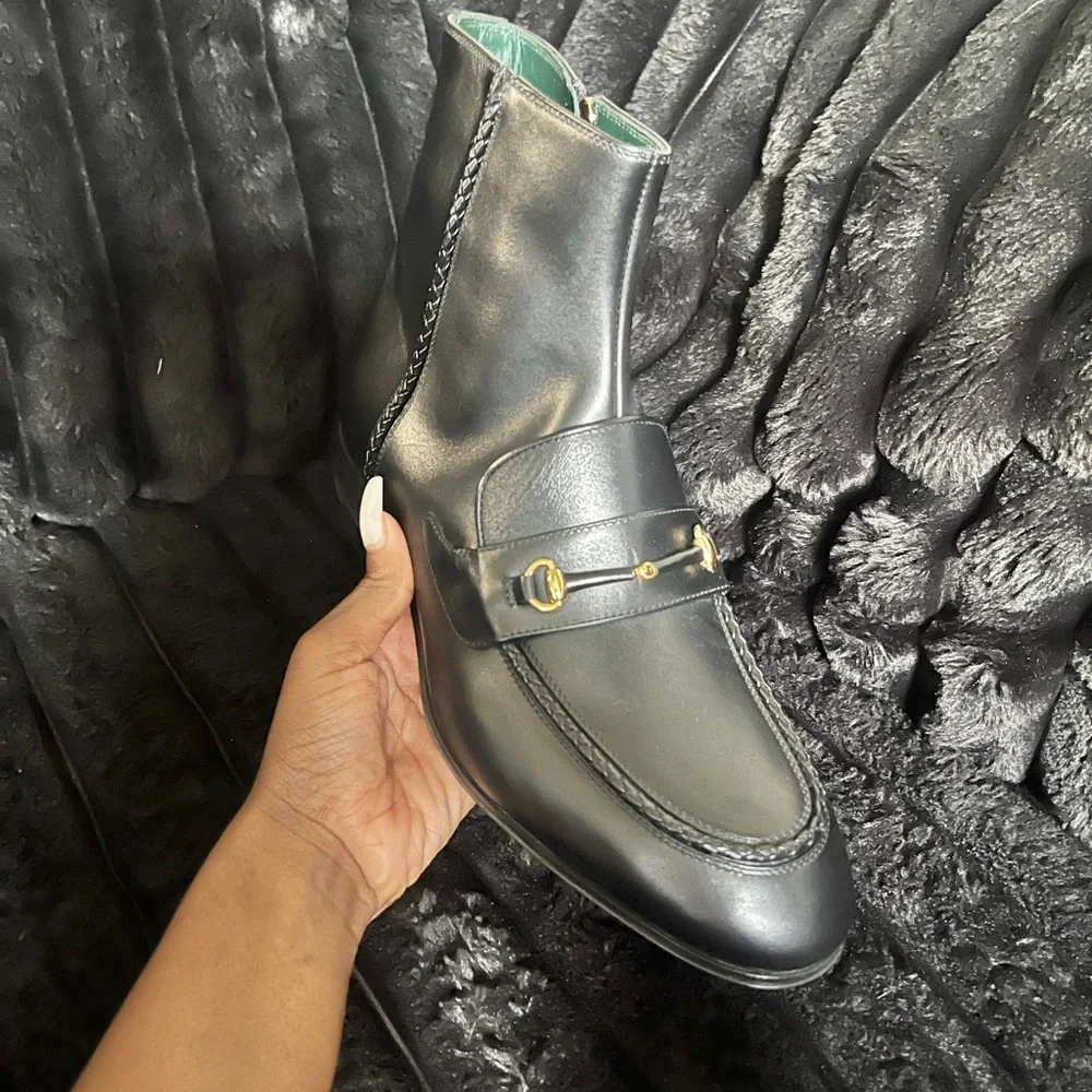 Gucci Leather Boots